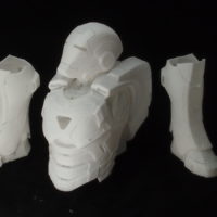 Iron Man MK39 Armor parts at 25% size Iron Man MK39 Armor parts at 25% size