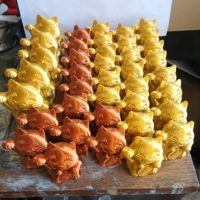 Army of 3D printed cats Army of 3D printed cats